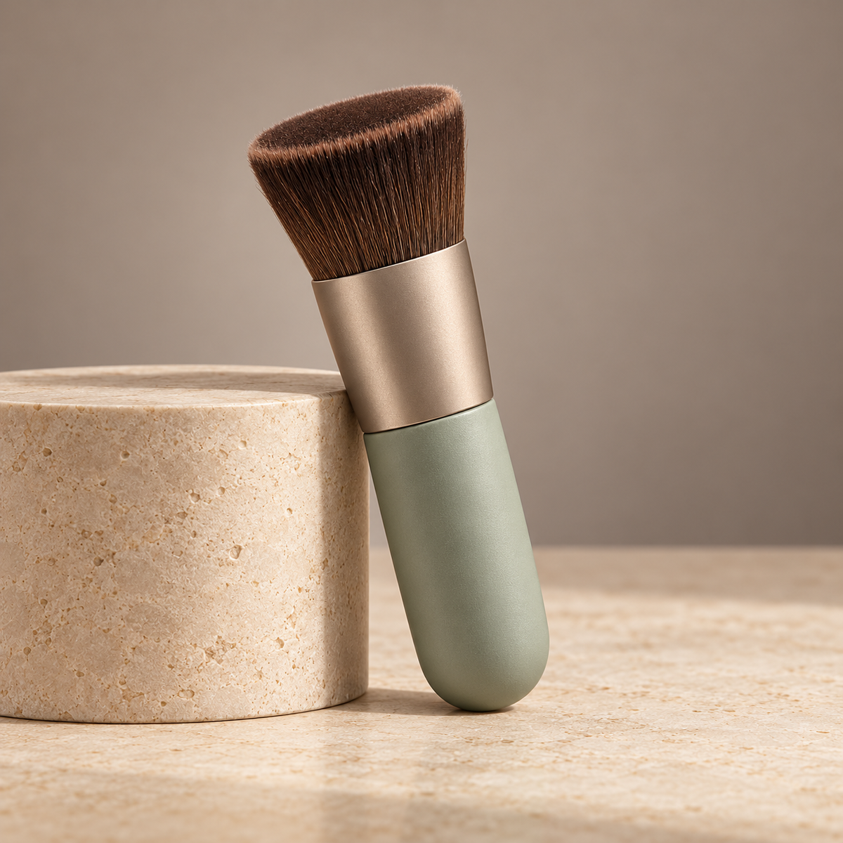 Flat Top Buffing Brush — upright display view