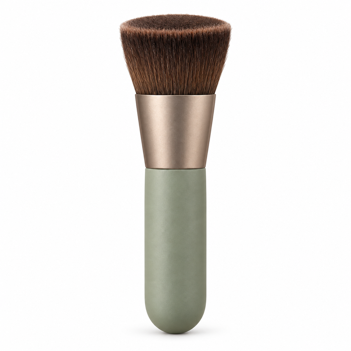 Flat Top Buffing Brush — isolated full brush on white
