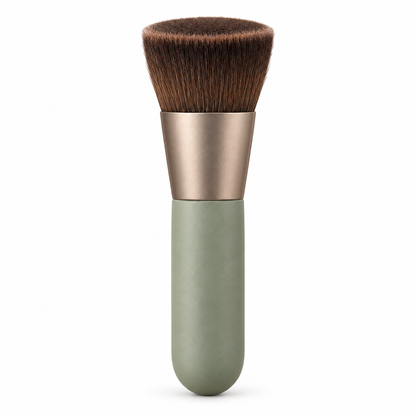 Flat Top Buffing Brush — isolated full brush on white