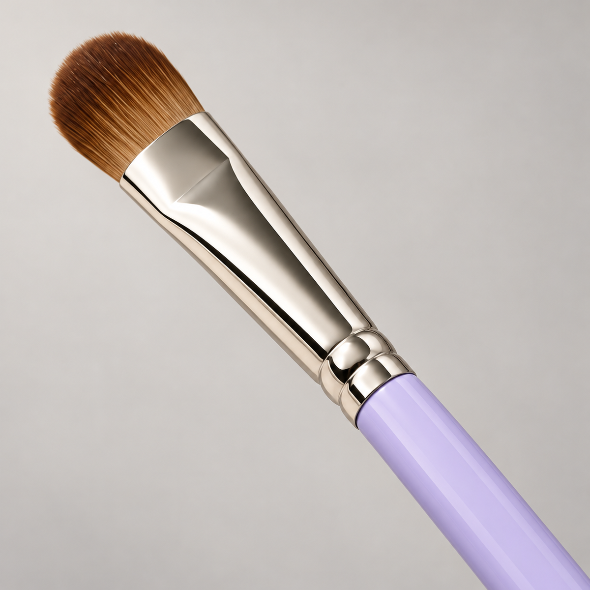 Rounded Shader Brush — brush head and ferrule detail