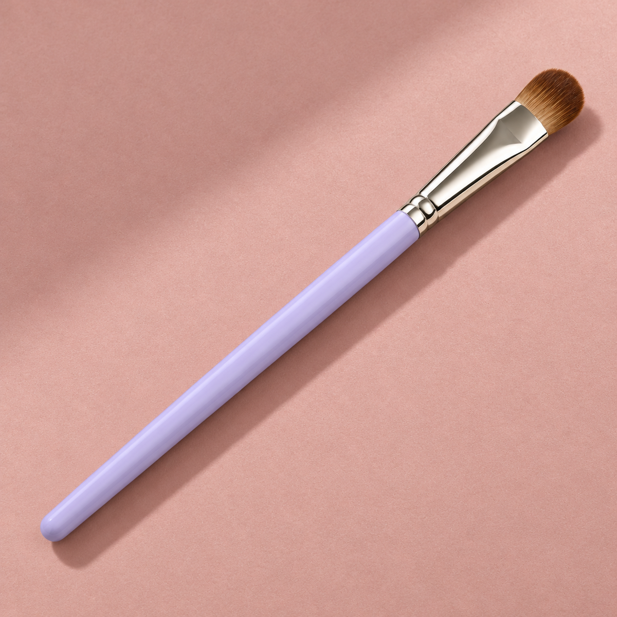 Rounded Shader Brush — reverse-angle view on dusty rose