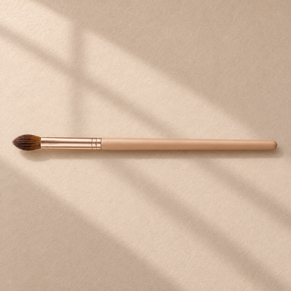 Tapered Crease Brush — overhead horizontal view