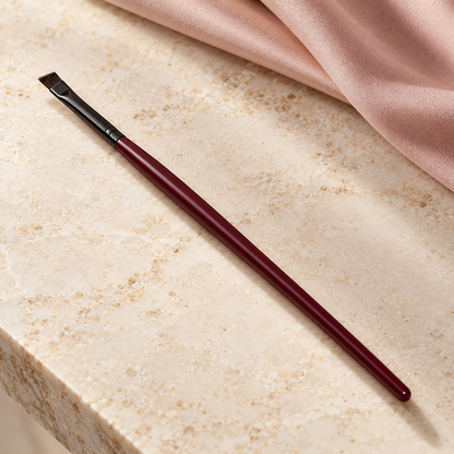 Angled Liner Brush on a styled vanity