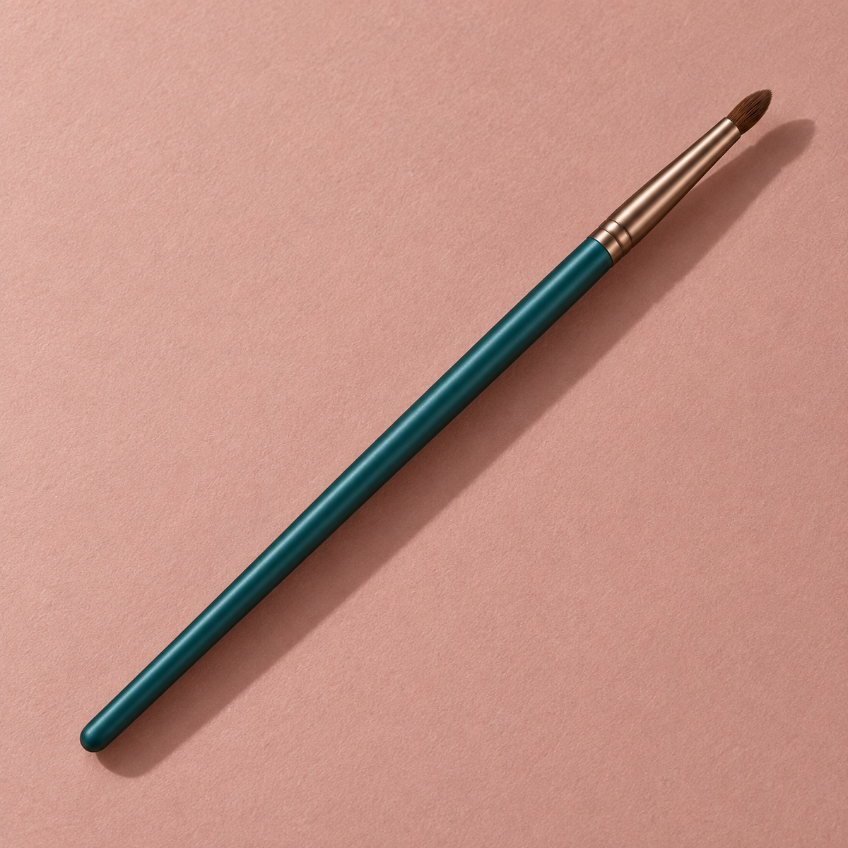 Pencil Detail Brush — reverse-angle view on dusty rose