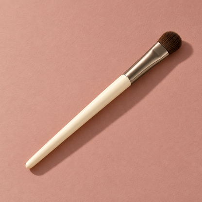 Smudge Brush — reverse-angle view on dusty rose