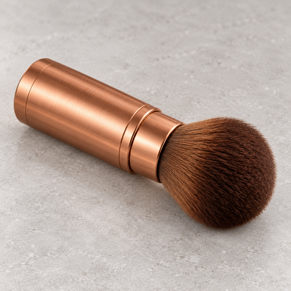 Retractable Travel Brush — opposite angle on light gray